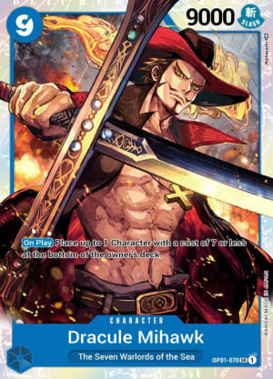 Dracule Mihawk card